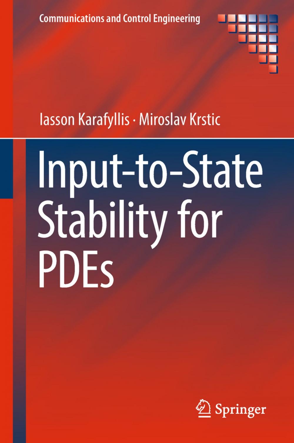 Big bigCover of Input-to-State Stability for PDEs