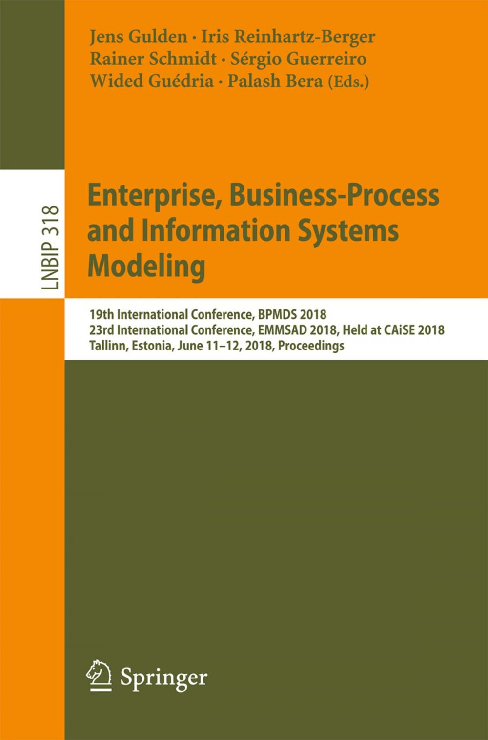 Big bigCover of Enterprise, Business-Process and Information Systems Modeling