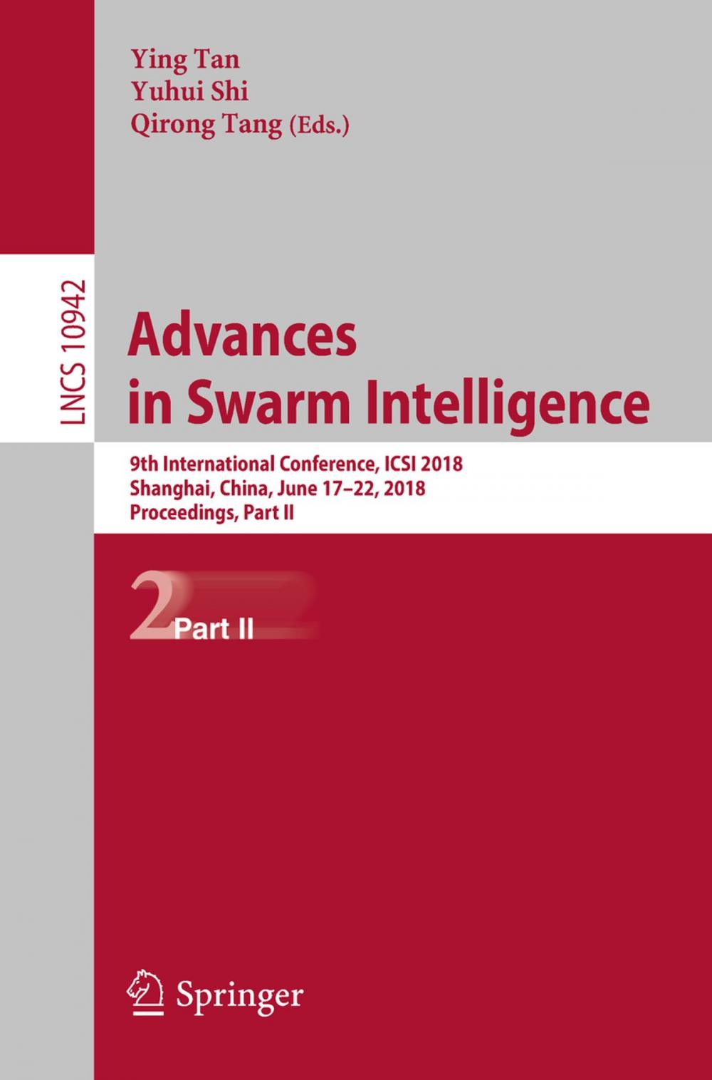 Big bigCover of Advances in Swarm Intelligence