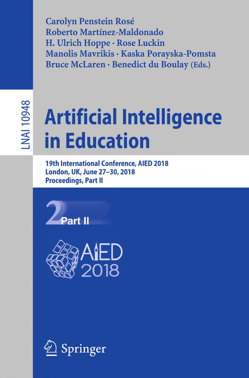 Big bigCover of Artificial Intelligence in Education