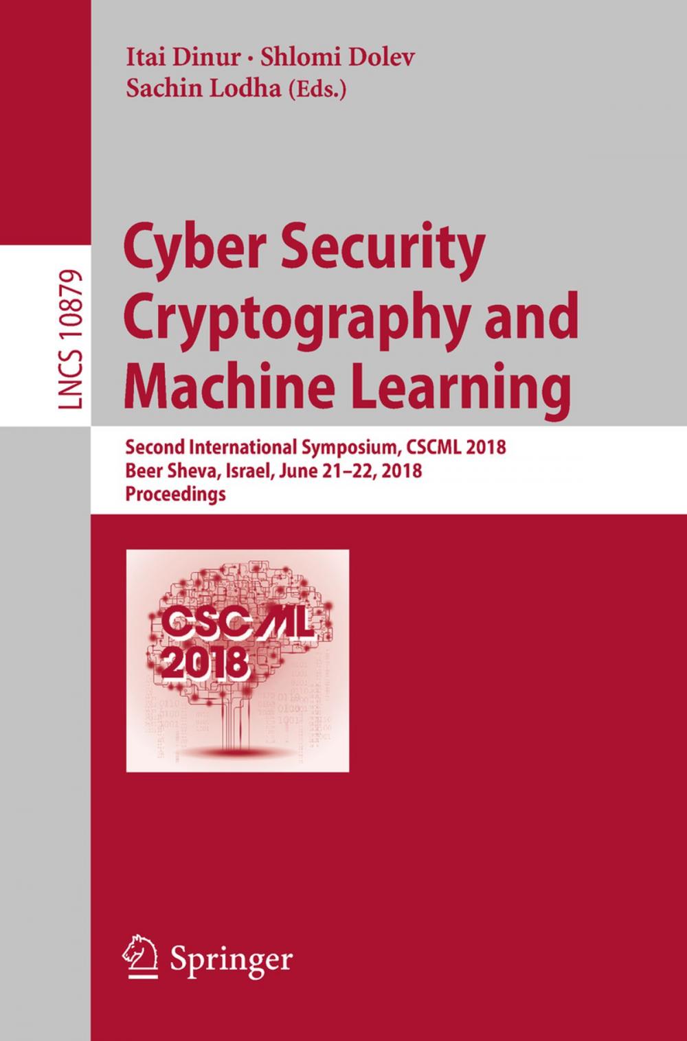 Big bigCover of Cyber Security Cryptography and Machine Learning