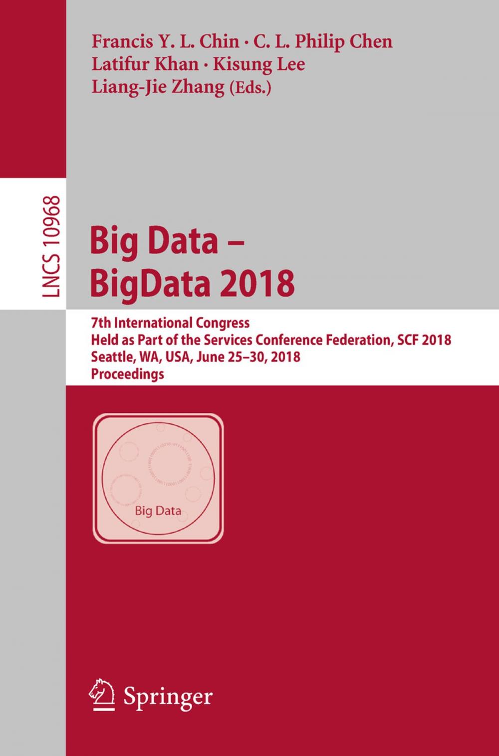 Big bigCover of Big Data – BigData 2018