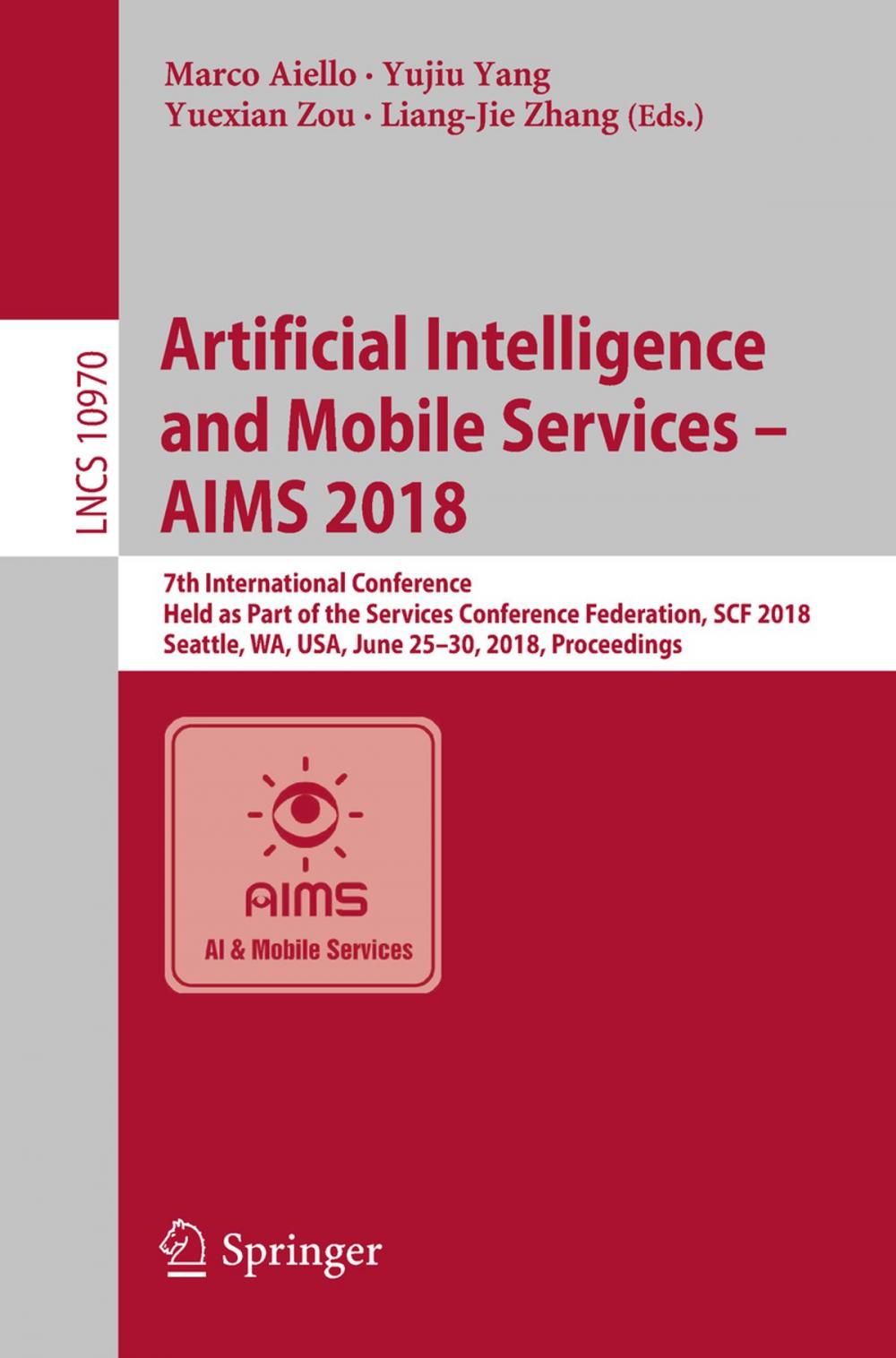 Big bigCover of Artificial Intelligence and Mobile Services – AIMS 2018