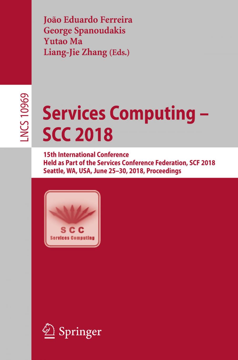 Big bigCover of Services Computing – SCC 2018