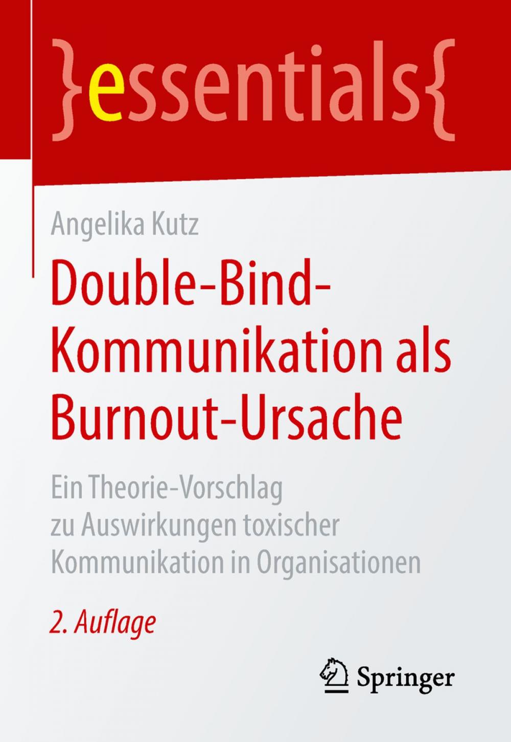 Big bigCover of Double-Bind-Kommunikation als Burnout-Ursache