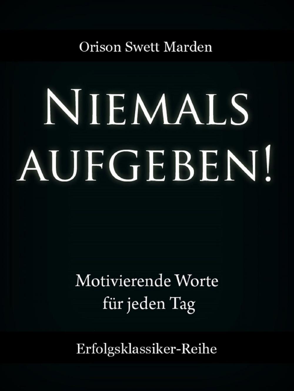 Big bigCover of Niemals aufgeben!