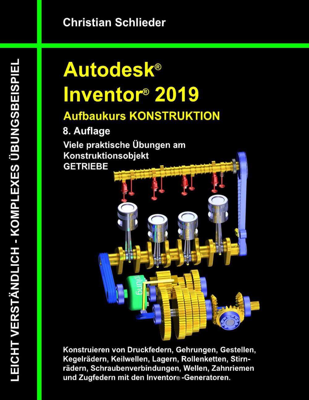 Big bigCover of Autodesk Inventor 2019 - Aufbaukurs Konstruktion