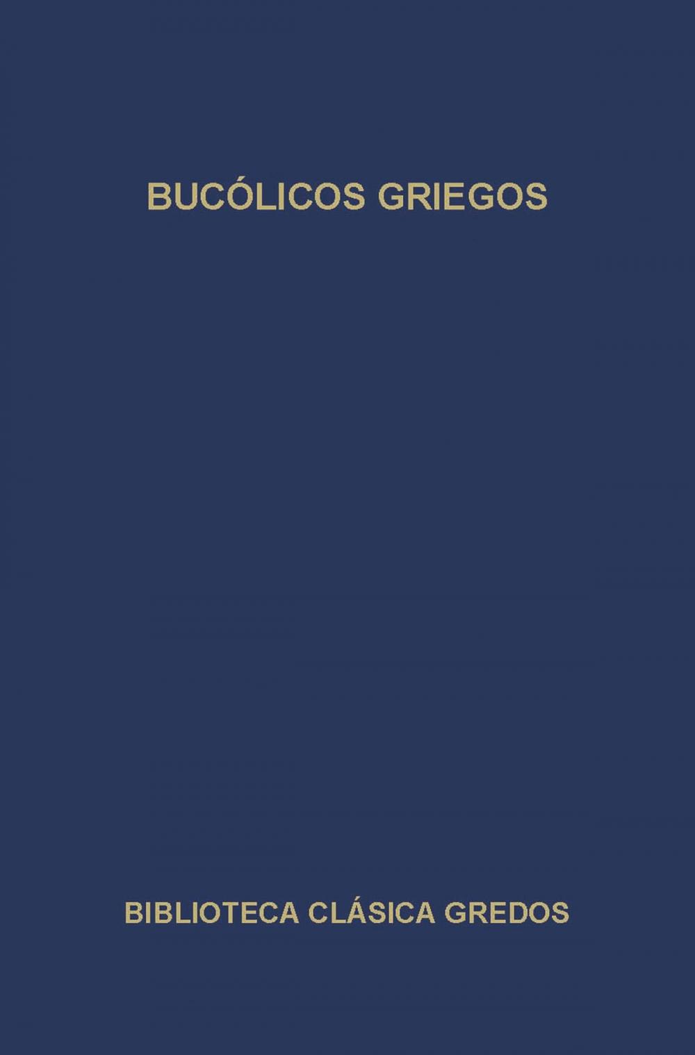 Big bigCover of Bucólicos griegos