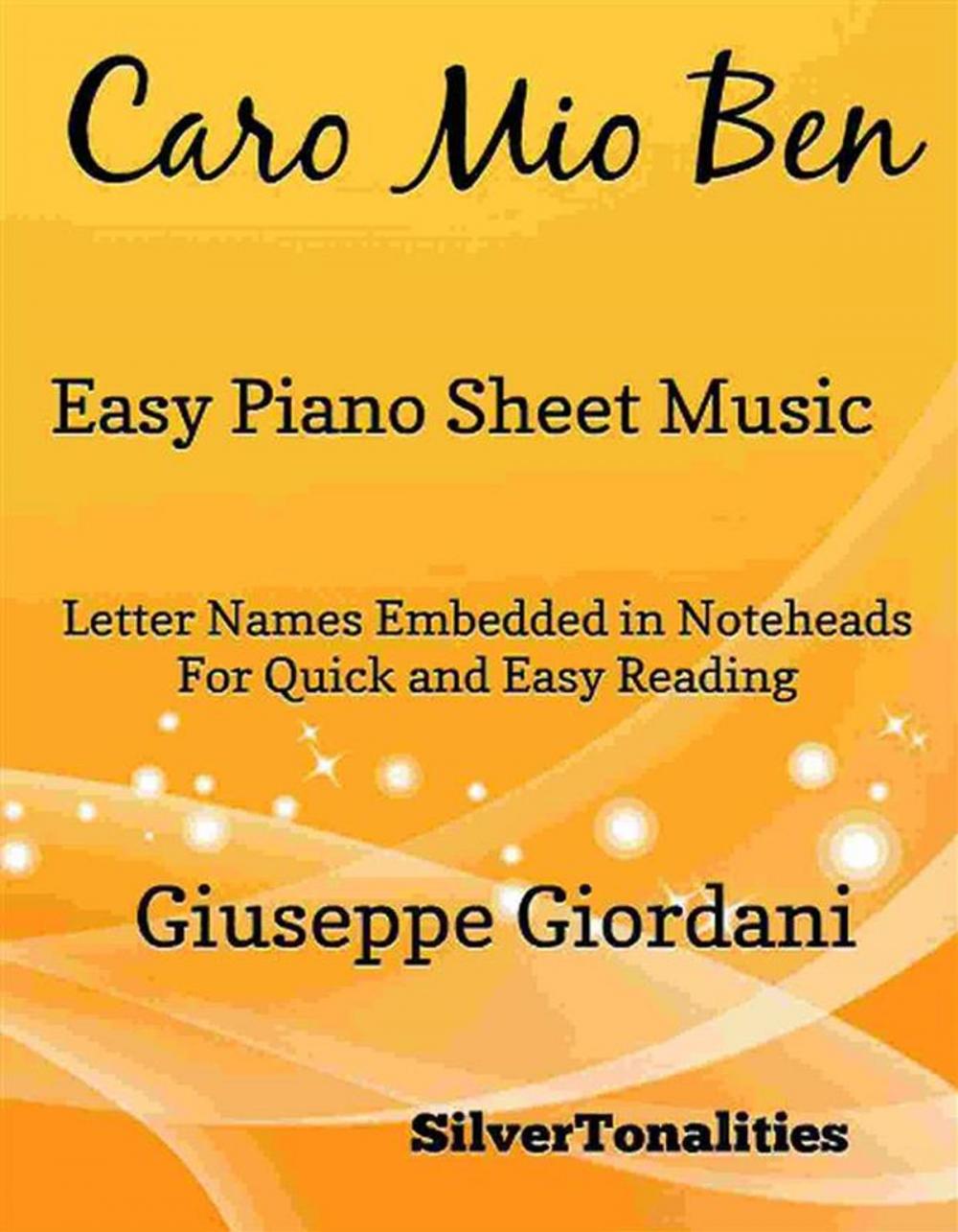 Big bigCover of Caro Mio Ben Easy Piano Sheet Music