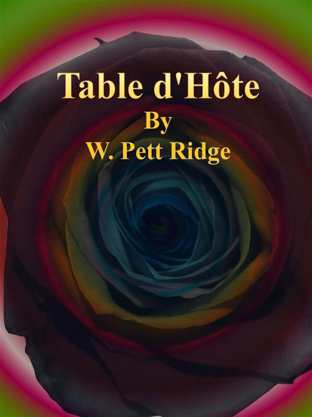 Big bigCover of Table d'Hôte