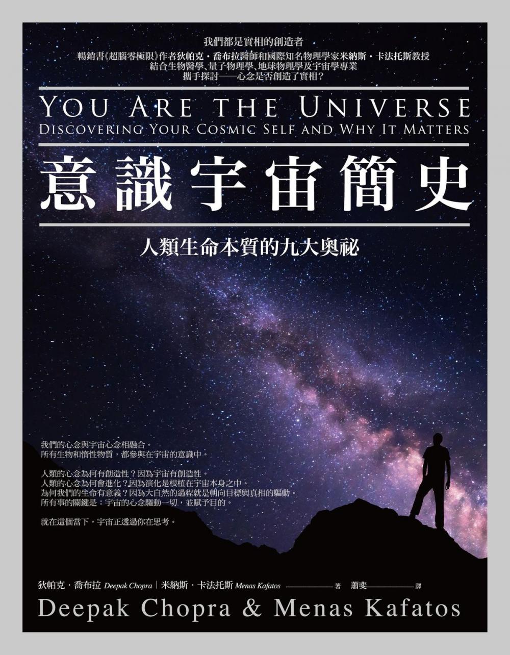 Big bigCover of 意識宇宙簡史：人類生命本質的九大奧祕