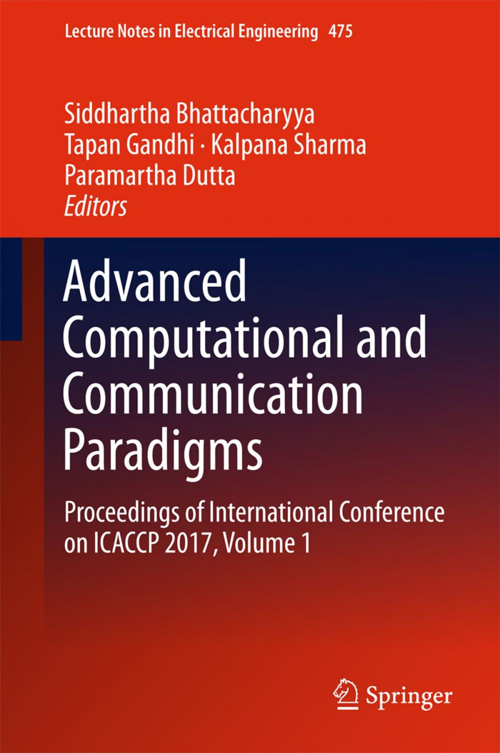 Big bigCover of Advanced Computational and Communication Paradigms