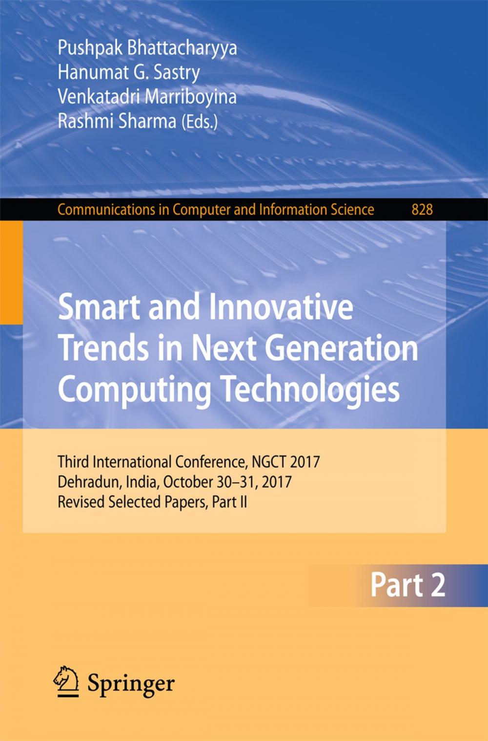 Big bigCover of Smart and Innovative Trends in Next Generation Computing Technologies