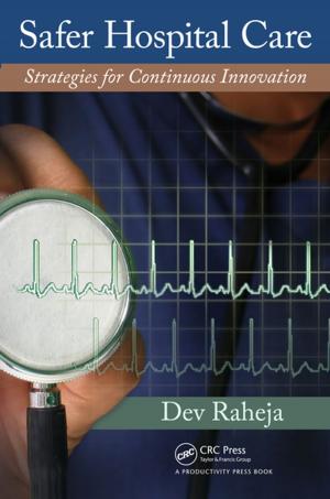 Cover of the book Safer Hospital Care by Michael Carley, Phillipe Spapens