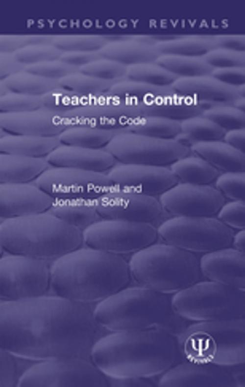 Cover of the book Teachers in Control by Martin Powell, Jonathan Solity, Taylor and Francis