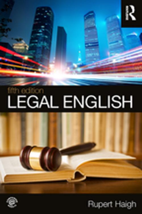 Cover of the book Legal English by Rupert Haigh, Taylor and Francis