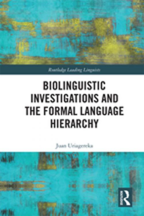 Cover of the book Biolinguistic Investigations and the Formal Language Hierarchy by , Taylor and Francis