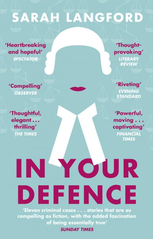 Cover of the book In Your Defence by Sarah Langford, Transworld