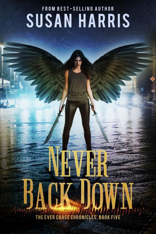 Cover of the book Never Back Down by Susan Harris, Clean Teen Publishing, Inc.