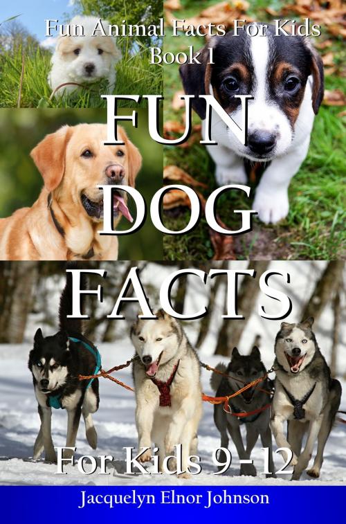 Cover of the book Fun Dog Facts for Kids 9-12 by Jacquelyn Elnor Johnson, Crimson Hill Books