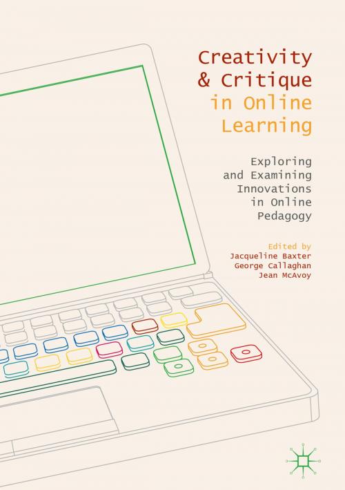 Cover of the book Creativity and Critique in Online Learning by , Springer International Publishing