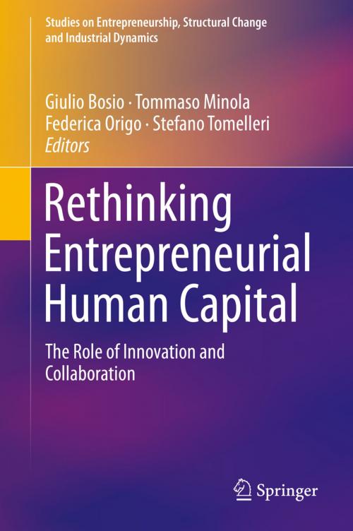 Cover of the book Rethinking Entrepreneurial Human Capital by , Springer International Publishing