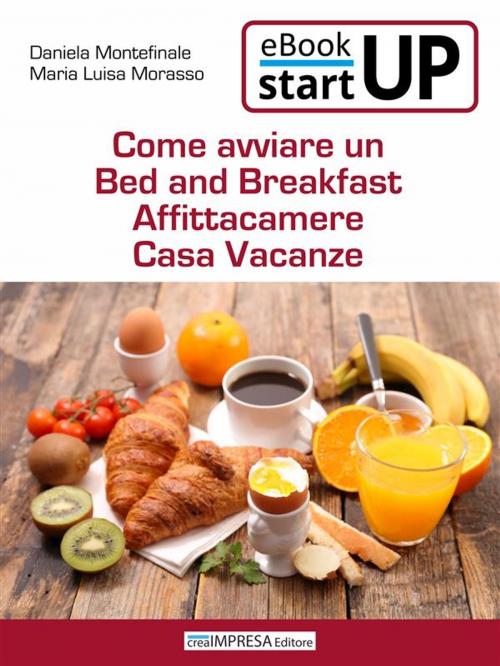 Cover of the book Come avviare un Bed and Breakfast, affittacamere, casa vacanze by Daniela Montefinale, Maria Luisa Morasso, Incubatore Creaimpresa