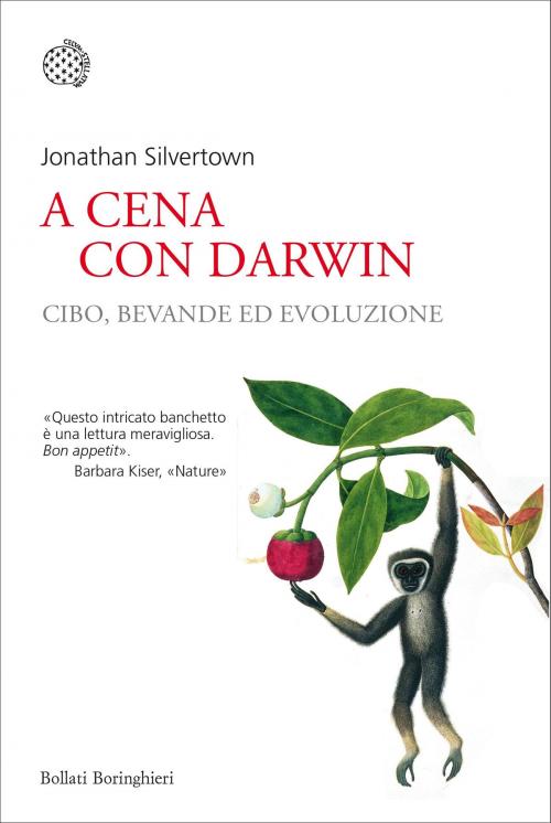 Cover of the book A cena con Darwin by Jonathan Silvertown, Bollati Boringhieri
