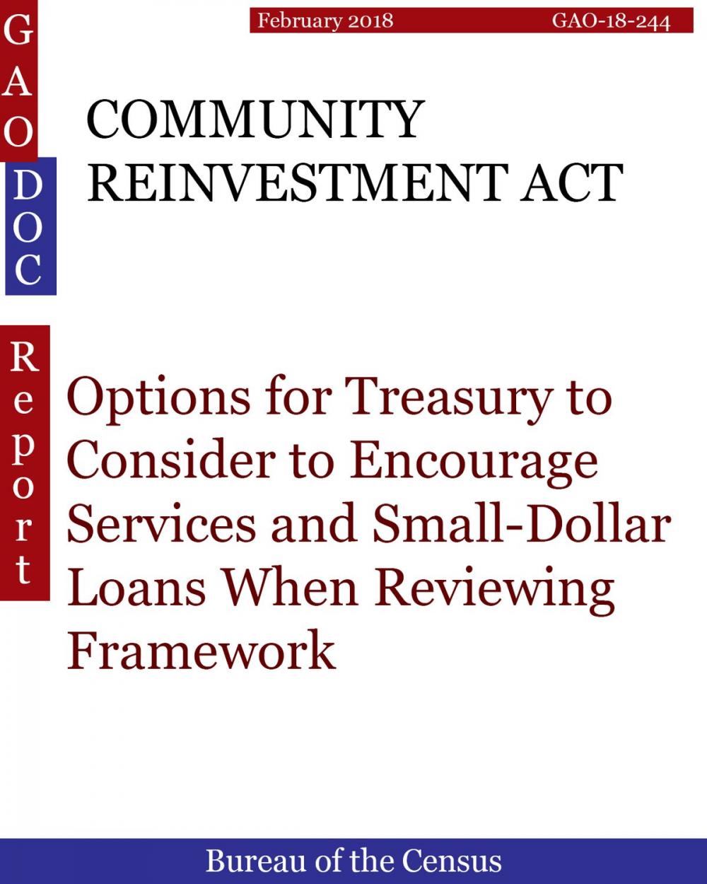 Big bigCover of COMMUNITY REINVESTMENT ACT