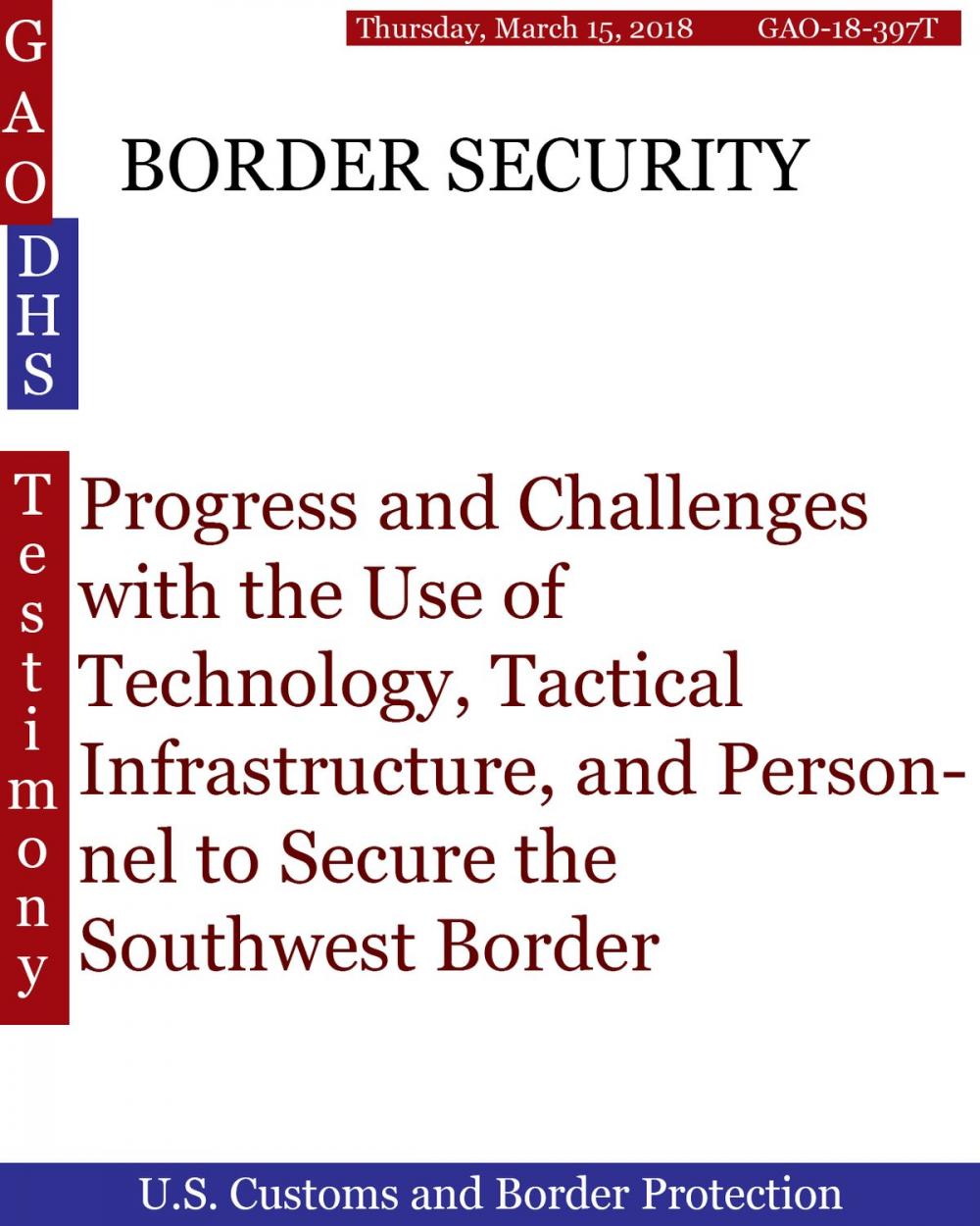 Big bigCover of BORDER SECURITY