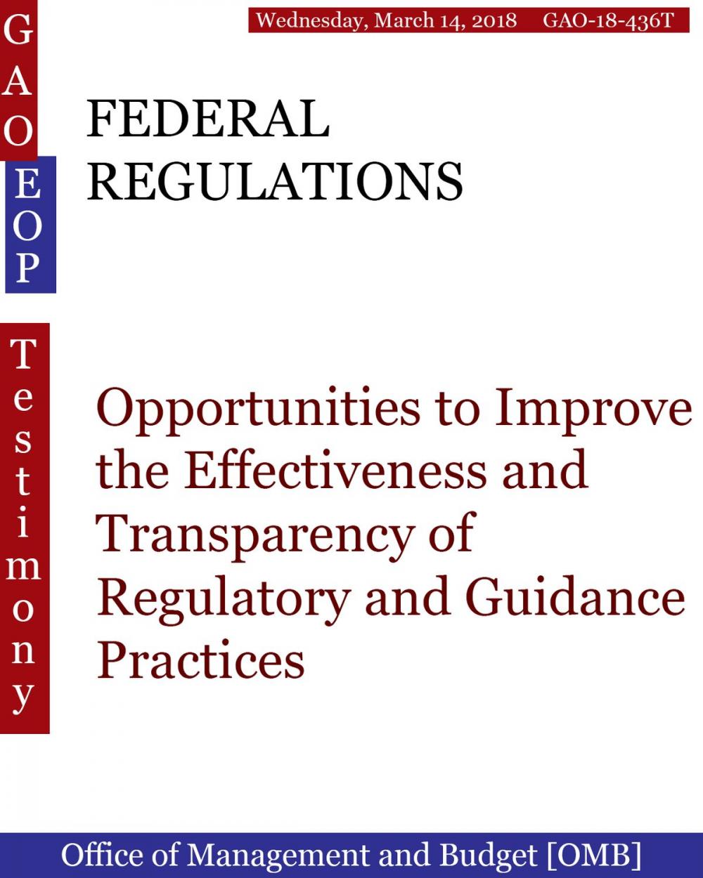 Big bigCover of FEDERAL REGULATIONS