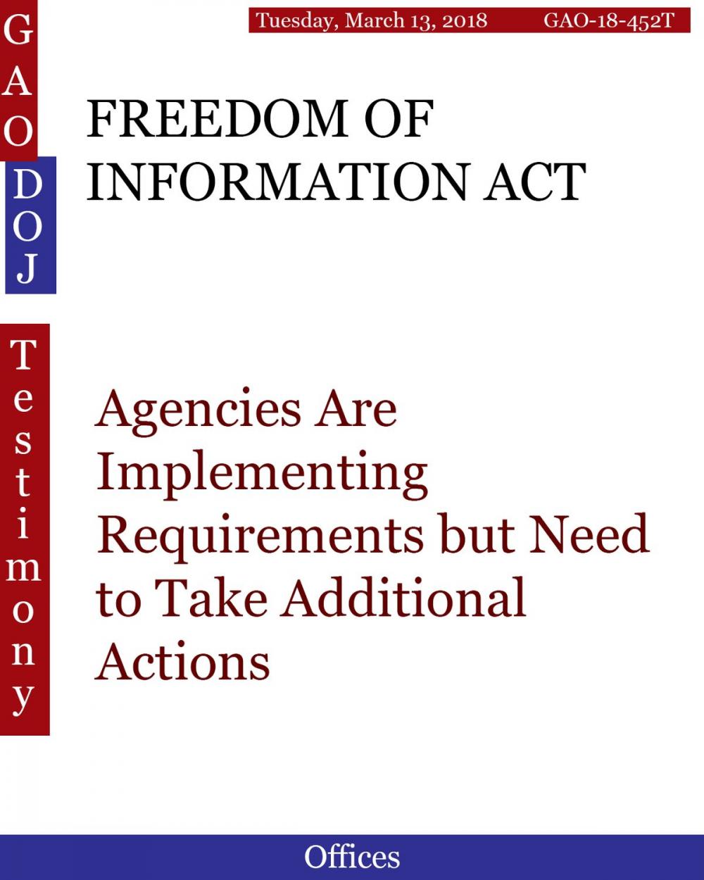 Big bigCover of FREEDOM OF INFORMATION ACT