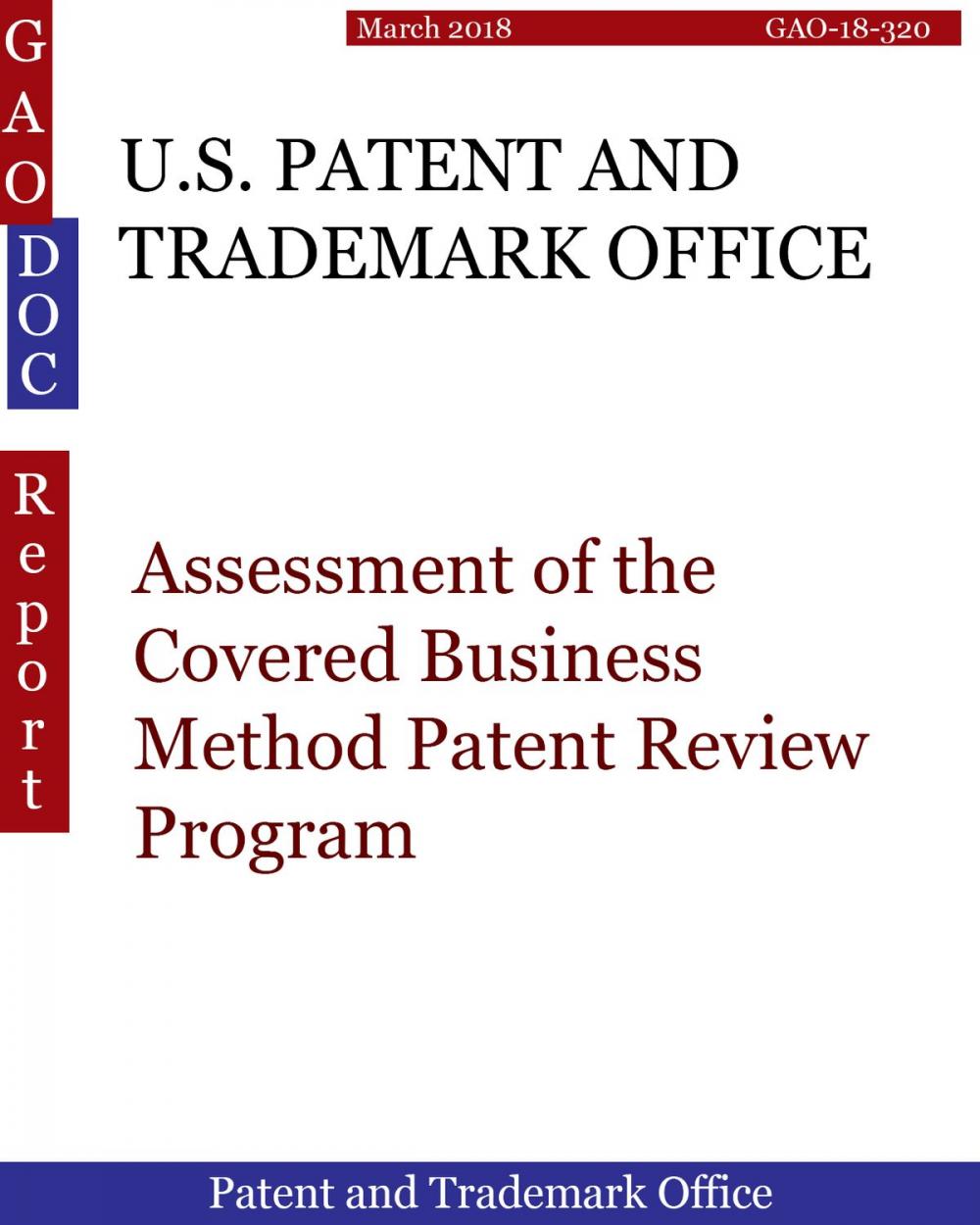 Big bigCover of U.S. PATENT AND TRADEMARK OFFICE