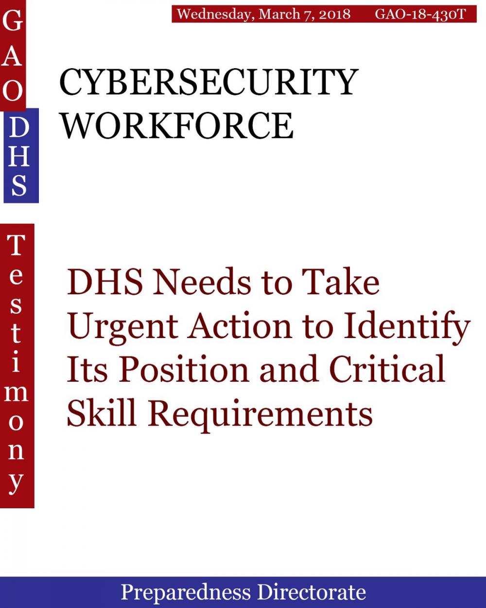 Big bigCover of CYBERSECURITY WORKFORCE