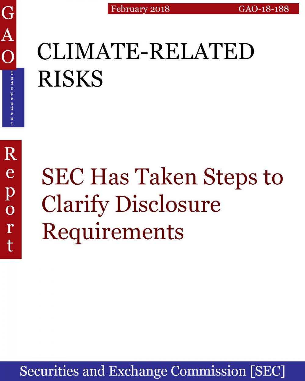 Big bigCover of CLIMATE-RELATED RISKS