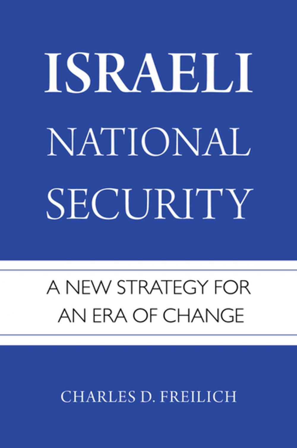 Big bigCover of Israeli National Security