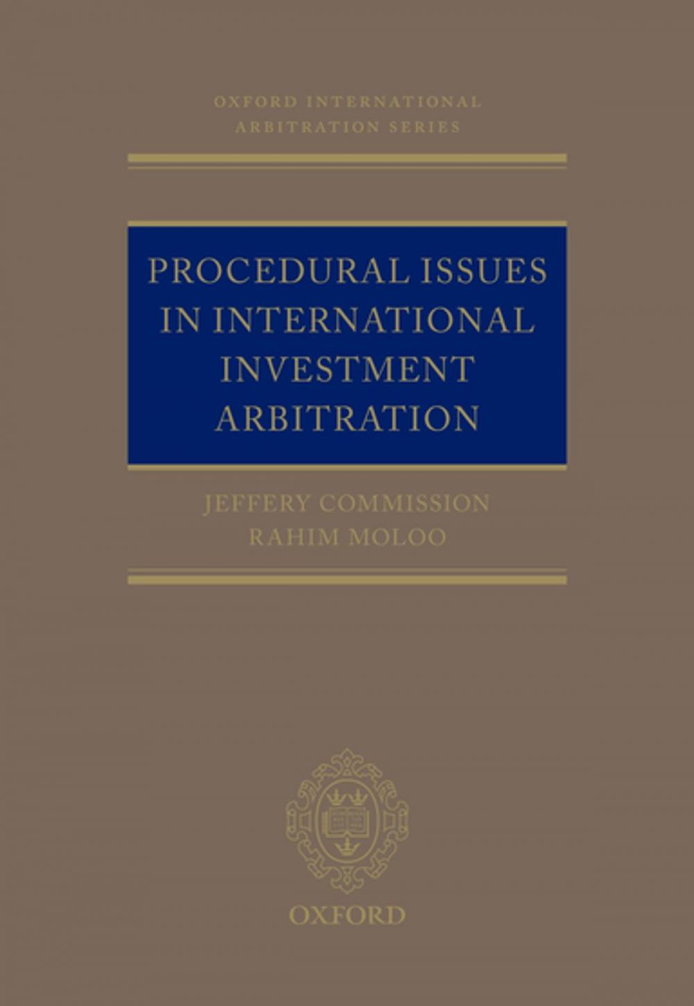 Big bigCover of Procedural Issues in International Investment Arbitration