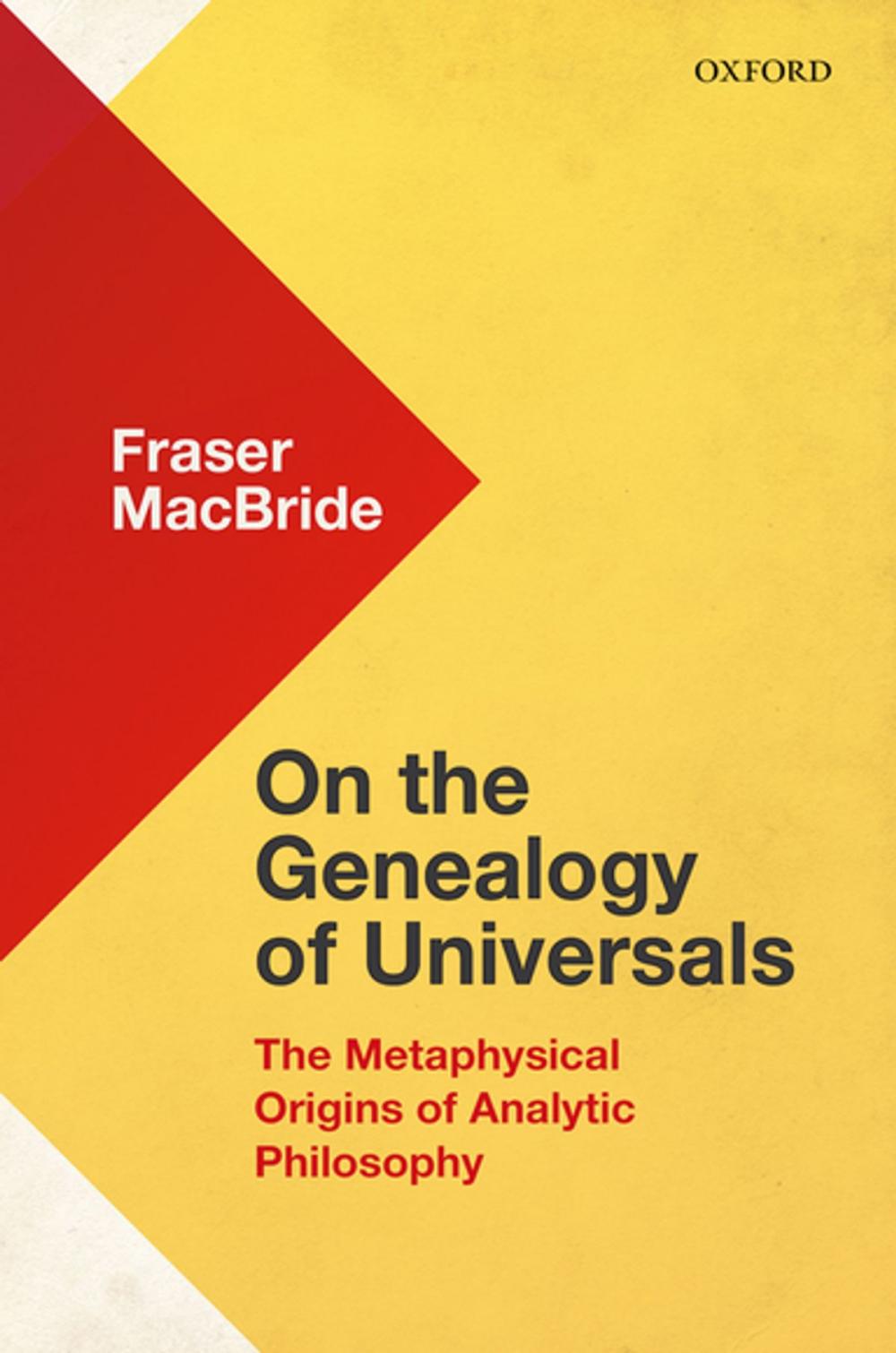 Big bigCover of On the Genealogy of Universals