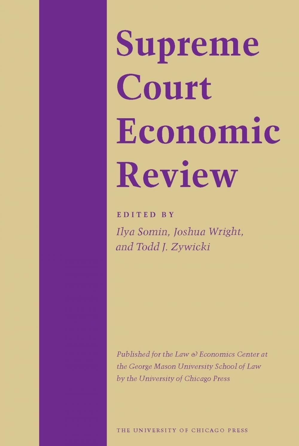 Big bigCover of Supreme Court Economic Review