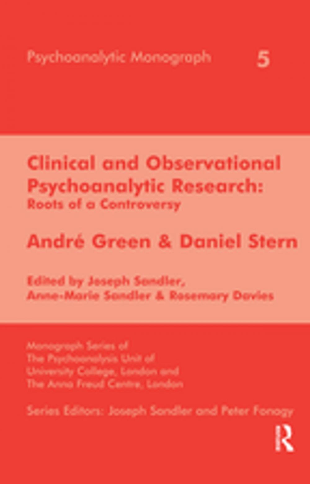 Big bigCover of Clinical and Observational Psychoanalytic Research