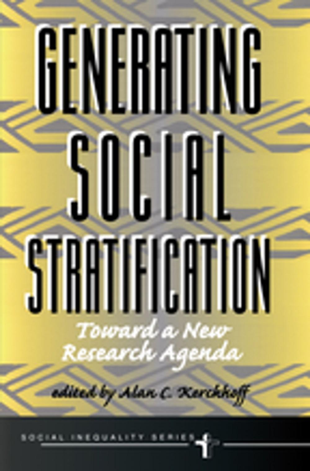 Big bigCover of Generating Social Stratification