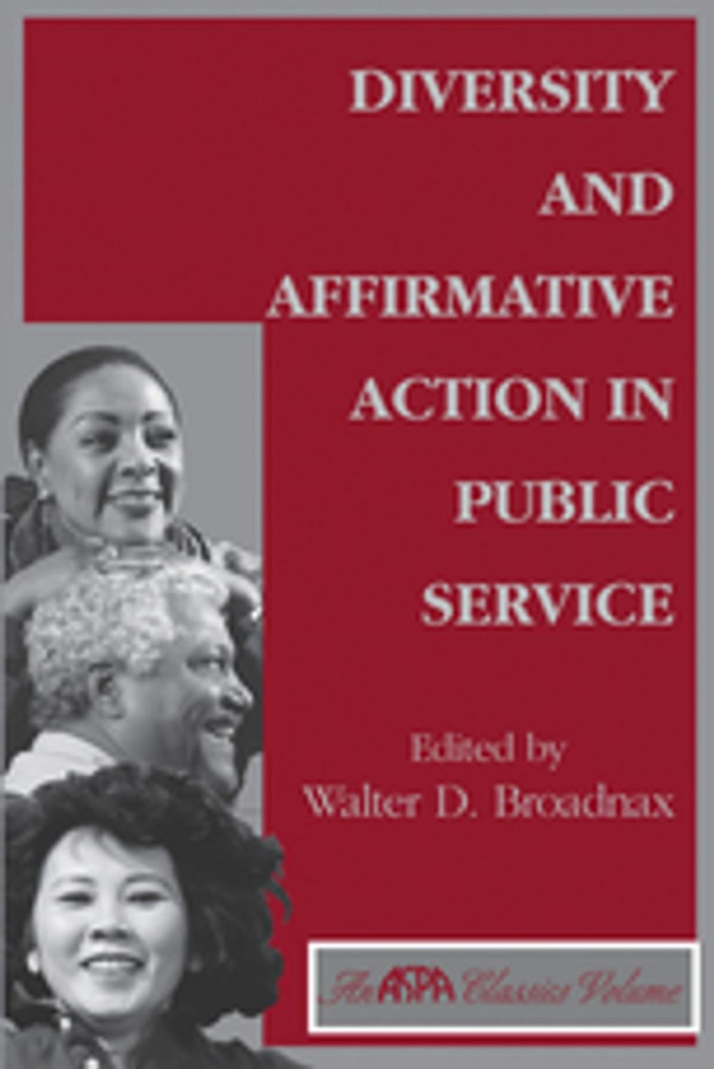 Big bigCover of Diversity And Affirmative Action In Public Service