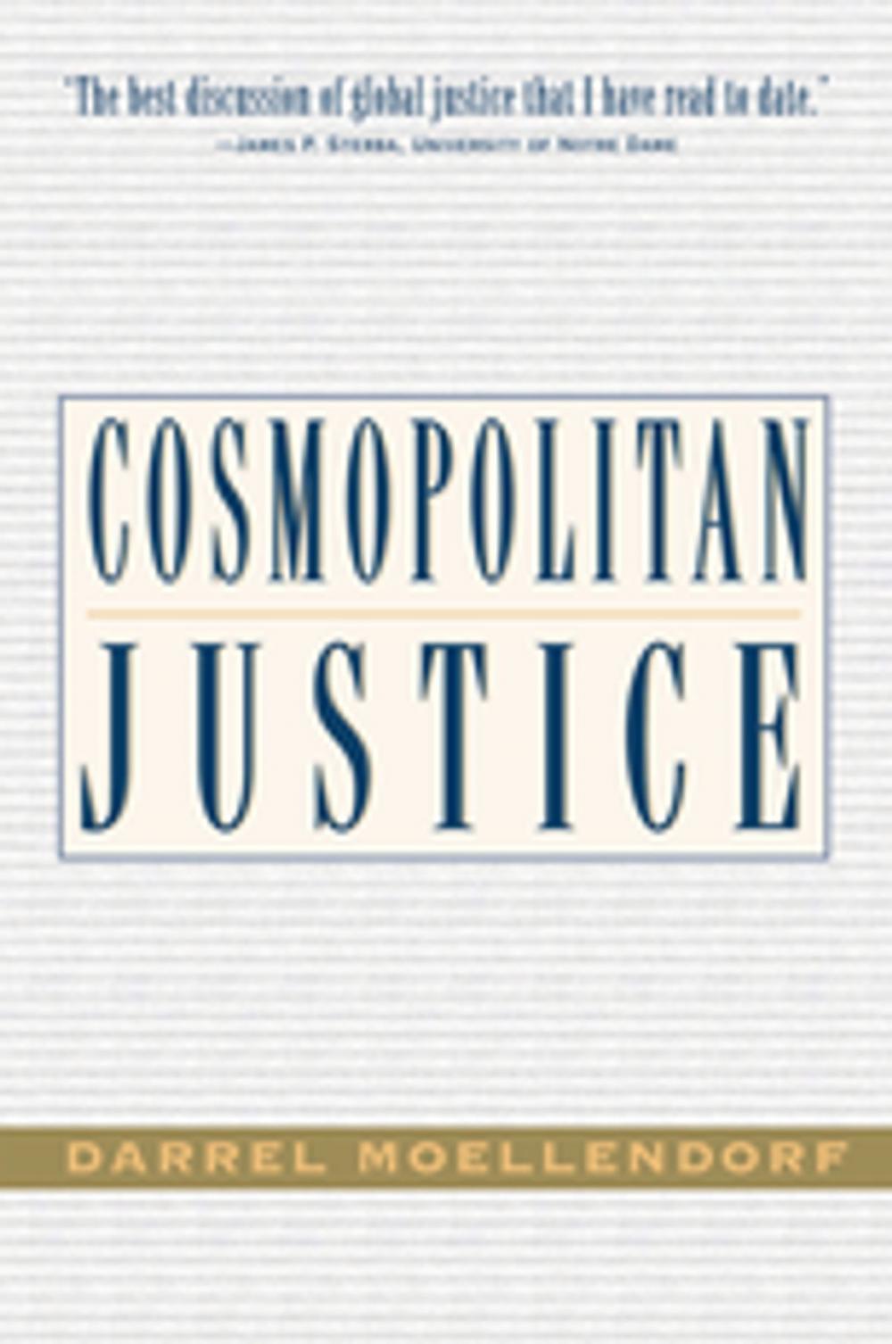 Big bigCover of Cosmopolitan Justice