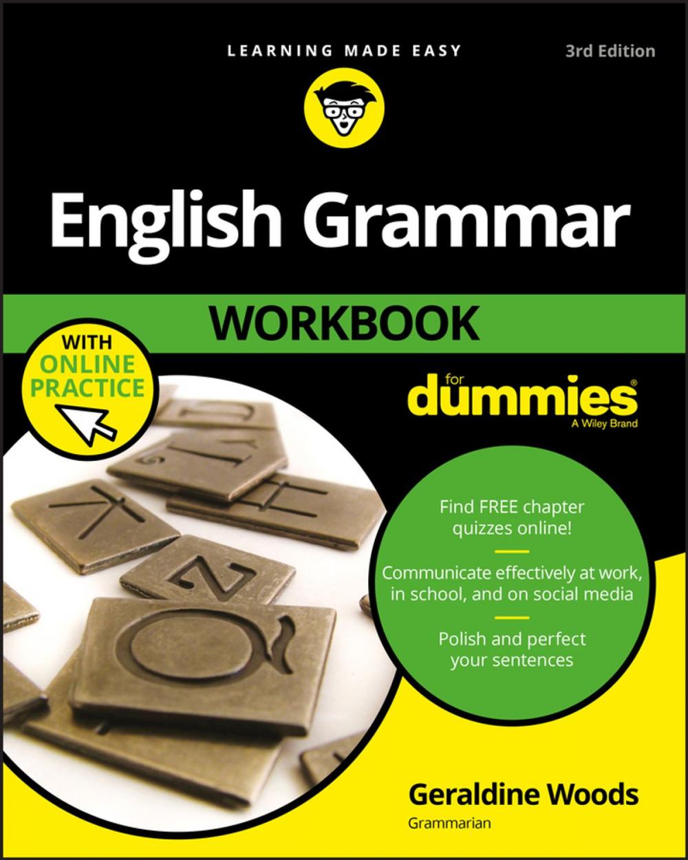 Big bigCover of English Grammar Workbook For Dummies, with Online Practice