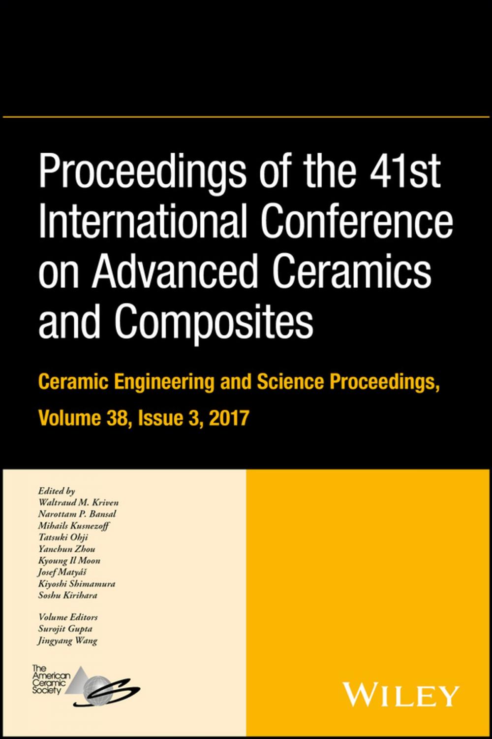 Big bigCover of Proceedings of the 41st International Conference on Advanced Ceramics and Composites