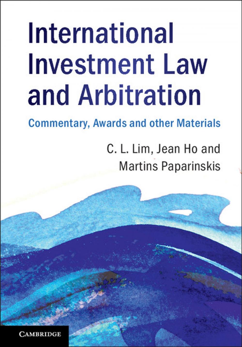 Big bigCover of International Investment Law and Arbitration