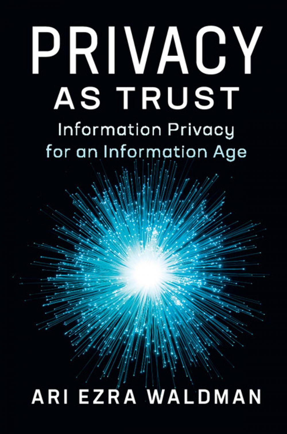 Big bigCover of Privacy as Trust