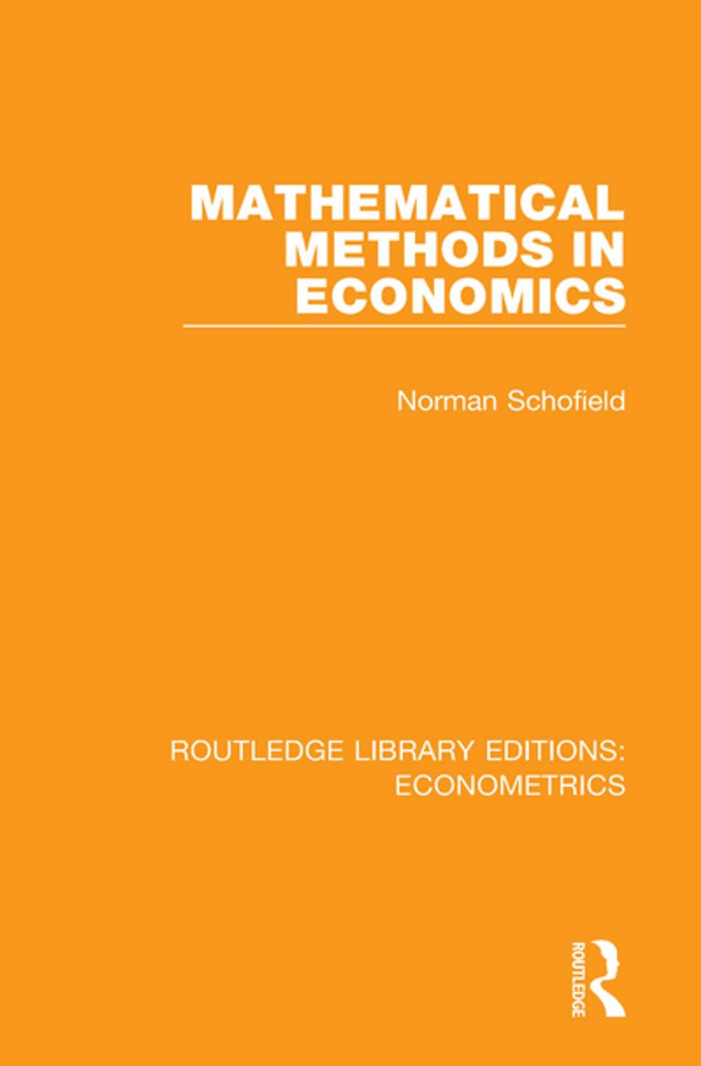 Big bigCover of Mathematical Methods in Economics