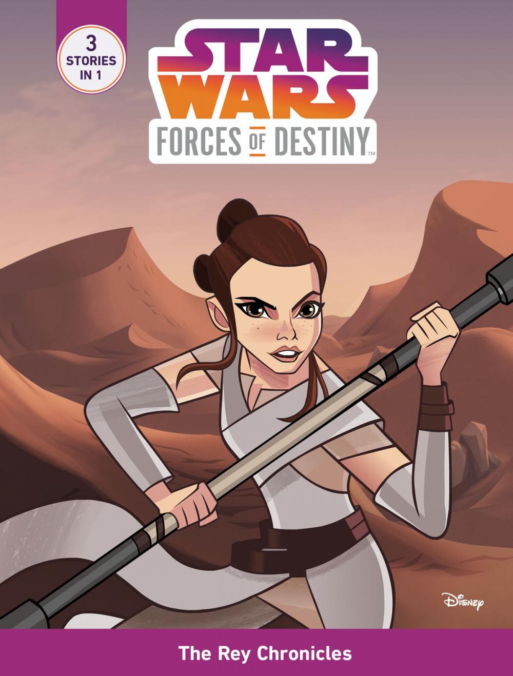 Big bigCover of Star Wars Forces of Destiny: The Rey Chronicles