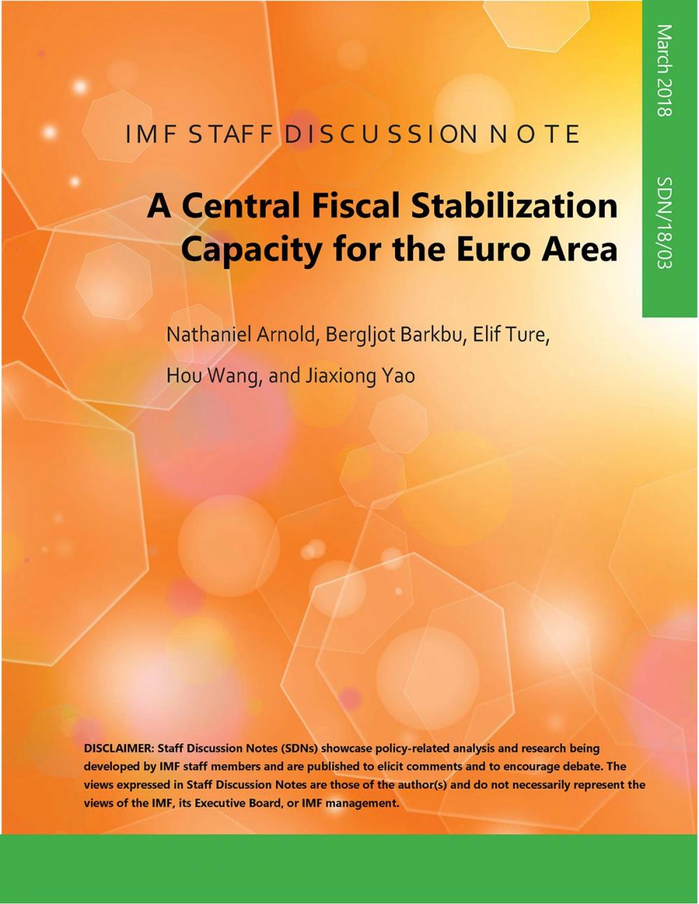 Big bigCover of A Central Fiscal Stabilization Capacity for the Euro Area